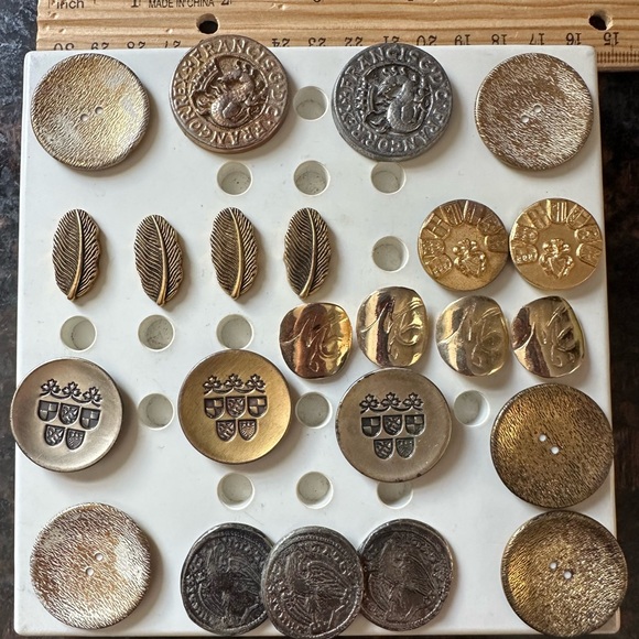 Other - Vintage Buttons - Metal